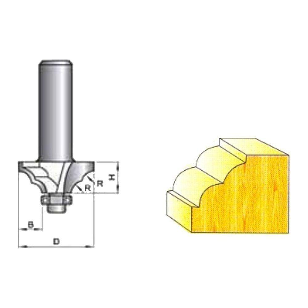 Tatara Classical Moulding Router Bit with bearing - Goldpeak Tools PH Tatara Tatara Classical Moulding Router Bit with bearing - Goldpeak Tools PH Tatara